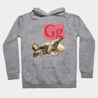 G is for Green Sea Turtle Hoodie